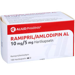 Abbildung: Ramipril / Amlodipin AL 10 mg / 5 mg Hartkapseln 100 St, Hartkapseln PZN 15563588