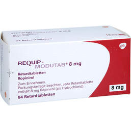 Abbildung: Requip-Modutab 8 mg Retardtabletten 84 St, Retard-Tabletten PZN 15568433