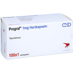 Abbildung: Prograf 1 mg Hartkapseln 100 St, Hartkapseln PZN 15569361