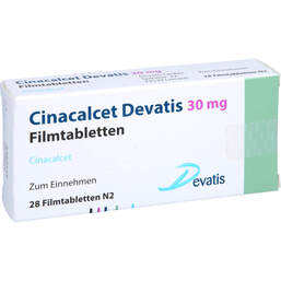 Abbildung: Cinacalcet Devatis 30 mg Filmtabletten 28 St, Filmtabletten PZN 15572015