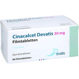 Abbildung: Cinacalcet Devatis 30 mg Filmtabletten 84 St, Filmtabletten PZN 15572021