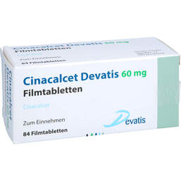 Abbildung: Cinacalcet Devatis 60 mg Filmtabletten 84 St, Filmtabletten PZN 15572044