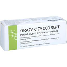 Abbildung: Grazax 75.000 SQ-T Lyo-Tabletten Lyophili.zum Einnehmen 100 St, Sublingualtabletten PZN 15579141