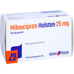 Abbildung: Milnacipran Holsten 25 mg Hartkapseln 100 St, Hartkapseln PZN 15579431