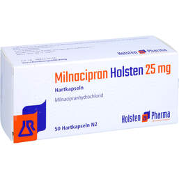 Abbildung: Milnacipran Holsten 25 mg Hartkapseln 50 St, Hartkapseln PZN 15579448