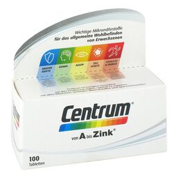 Abbildung: Centrum A-Z Tabletten Tabletten, 100 St PZN 15581528