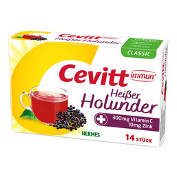 Abbildung: Cevitt immun heißer Holunder classic Granulat Granulat, 14 St PZN 15582002