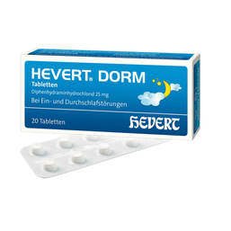 Abbildung: Hevert Dorm Tabletten Tabletten, 20 St PZN 15582858