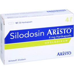 Abbildung: Silodosin Aristo 4 mg Hartkapseln 30 St, Hartkapseln PZN 15583220