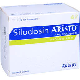 Abbildung: Silodosin Aristo 4 mg Hartkapseln 100 St, Hartkapseln PZN 15583243