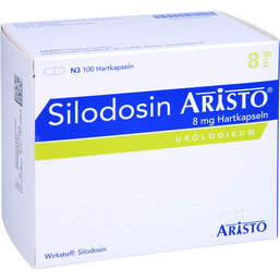 Abbildung: Silodosin Aristo 8 mg Hartkapseln 100 St, Hartkapseln PZN 15583295