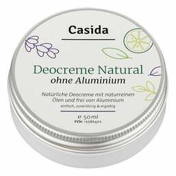 Abbildung: Deo Creme ohne Aluminium natural 50 ml, Creme PZN 15586402