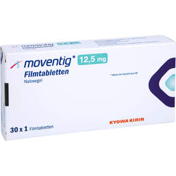 Abbildung: Moventig 12,5 mg Filmtabletten 30 St, Filmtabletten PZN 15587850