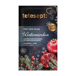 Abbildung: Tetesept Badesalz Fest der Sinne Wintermärchen Salz, 60 g PZN 15588683