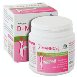 Abbildung: D-Mannose Plus 2000 mg Pulver Pulver, 100 g PZN 15609882