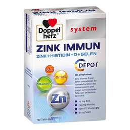 Abbildung: Doppelherz Zink Immun Depot system Tabletten 100 St, Tabletten PZN 15611560