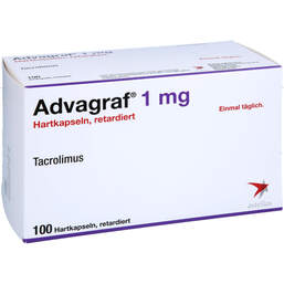 Abbildung: Advagraf 1 mg Hartkapseln retardiert 100 St, Retard-Kapseln PZN 15612619