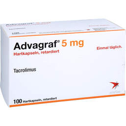 Abbildung: Advagraf 5 mg Hartkapseln retardiert 100 St, Retard-Kapseln PZN 15612631