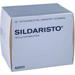 Abbildung: Sildaristo 100 mg Filmtabletten 50 St, Filmtabletten PZN 15616942