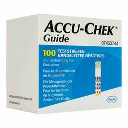 Abbildung: Accu Chek Guide Teststreifen 100 St, Teststreifen PZN 15618562