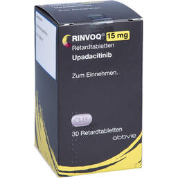 Abbildung: Rinvoq 15 mg Retardtabletten 30 St, Retard-Tabletten PZN 15620317