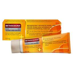 Abbildung: BETAISODONA® ADVANCED Wund- und Heilgel Gel, 12.5 g PZN 15624456