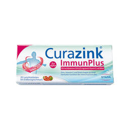 Abbildung: Curazink Immunplus Lutschtabletten Lutschtabletten, 20 St PZN 15626047