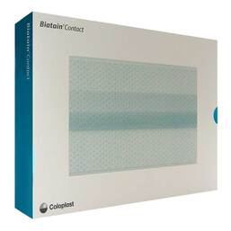 Abbildung: Biatain Contact Silikon Kont.auflage 7,5x10 cm n.haft. 60 St, Verband PZN 15628744
