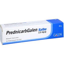 Abbildung: Prednicarbgalen 2,5 mg / g Salbe 50 g, Salbe PZN 15629583