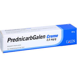 Abbildung: Prednicarbgalen 2,5 mg / g Creme 100 g, Creme PZN 15629637