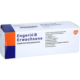 Abbildung: Engerix-B Erwachsene Injektionssuspension in einer Fertigspritze 3 St, Injektionssuspension PZN 15629761