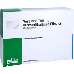 Abbildung: Versatis 700 mg wirkstoffhaltiges Pflaster 30 St, Pflaster PZN 15631597