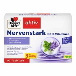 Abbildung: Doppelherz Nervenstark Tabletten 90 St, Tabletten PZN 15638091