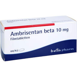 Abbildung: Ambrisentan beta 10 mg Filmtabletten 60 St, Filmtabletten PZN 15638263