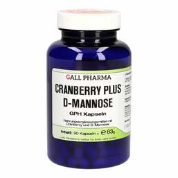 Abbildung: Cranberry Plus D-Mannose GPH Kapseln 90 St, Kapseln PZN 15657094