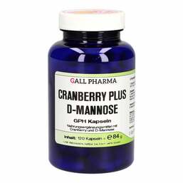 Abbildung: Cranberry Plus D-Mannose GPH Kapseln 120 St, Kapseln PZN 15657102