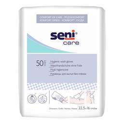 Abbildung: Seni care Waschhandschuhe unfoliert 50 St PZN 15658662