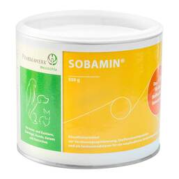 Abbildung: Sobamin Pulver vet. (für Tiere) 550 g, Pulver PZN 15736072