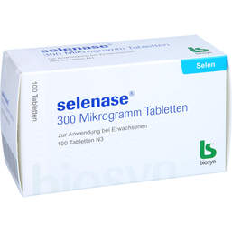 Abbildung: Selenase 300 Mikrogramm Tabletten 100 St, Tabletten PZN 15736103