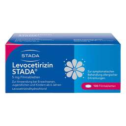 Abbildung: Levocetirizin STADA 5 mg Filmtabletten Filmtabletten, 100 St PZN 15745645