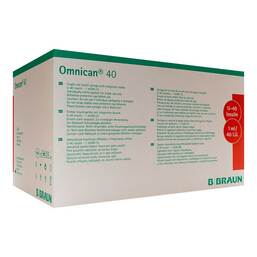 Abbildung: Omnican Insulinspritzen 1 ml U40 m. Kan. 0,30x8 mm 100 St, Spritzen PZN 15746389