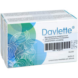 Abbildung: Daylette 0,02 mg / 3 mg Filmtabletten 6X28 St, Filmtabletten PZN 15746774