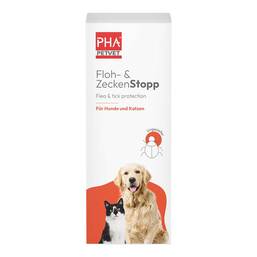 Abbildung: PHA Floh & Zeckenstopp Pumpspray für Hunde / Katzen 100 ml, Spray PZN 15782221