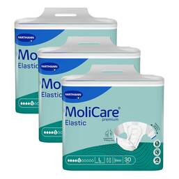 Abbildung: Molicare Premium Elastic Slip 5 Tropfen Größe L 3X30 St PZN 15783640
