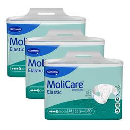 Abbildung: Molicare Premium Elastic Slip 5 Tropfen Größe M 3X30 St PZN 15783663