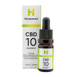 Abbildung: Cbd 10% Hempamed Tropfen Tropfen zum Einnehmen, 10 ml PZN 15785099