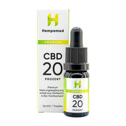 Abbildung: Cbd 20% Hempamed Tropfen Tropfen zum Einnehmen, 10 ml PZN 15785113