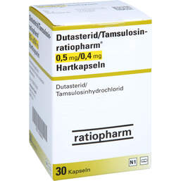 Abbildung: Dutasterid / Tamsulosin-ratio 0,5mg / 0,4mg Hartkapseln  30 St, Hartkapseln PZN 15785478