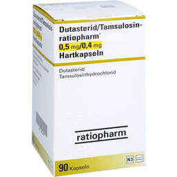 Abbildung: Dutasterid / Tamsulosin-ratio 0,5mg / 0,4mg Hartkapseln  90 St, Hartkapseln PZN 15785490