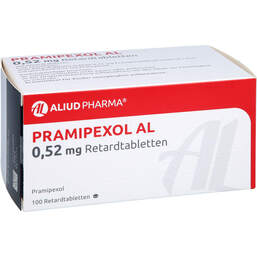 Abbildung: Pramipexol AL 0,52 mg Retardtabletten 100 St, Retard-Tabletten PZN 15785573